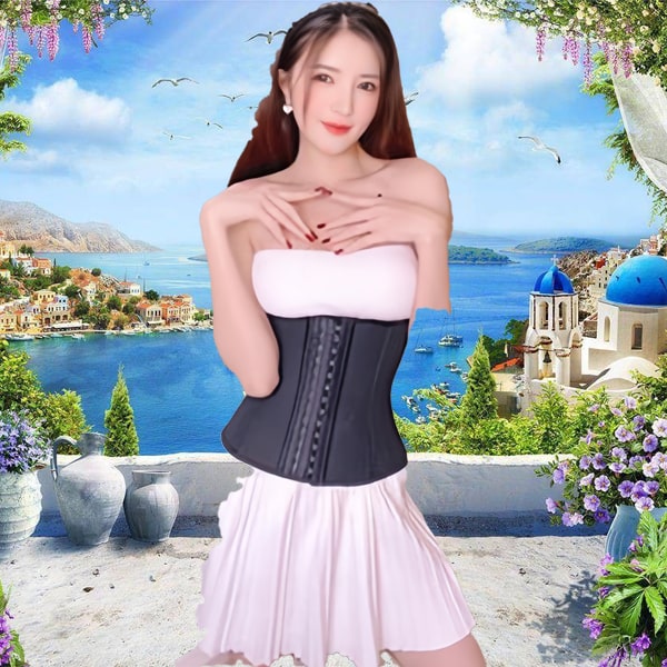 Hot girl Lilly Luta sử dụng Latex Corset Chuẩn