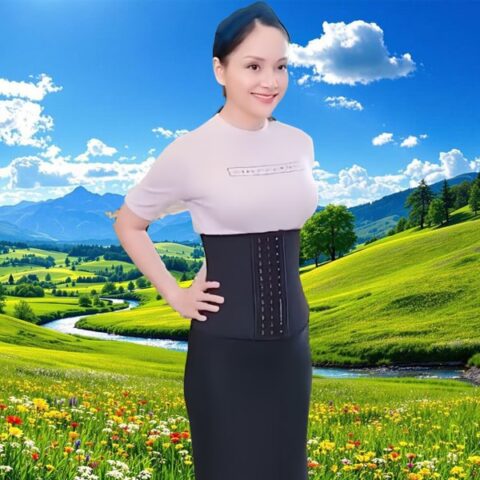 Diễn viên Lan Phương sử dụng Latex Corset Chuẩn
